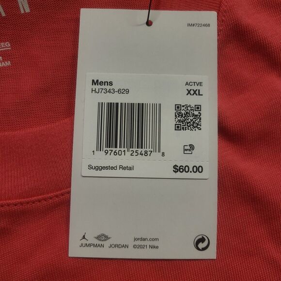 Air Jordan T-Shirt Mens 2XL Jumpman Tokyo Japan Exclusive Aster Pink HJ7343-629 - Picture 7 of 16